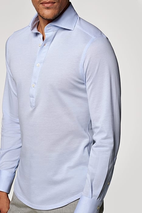 Light Blue Extra Slim Fit Popover 1