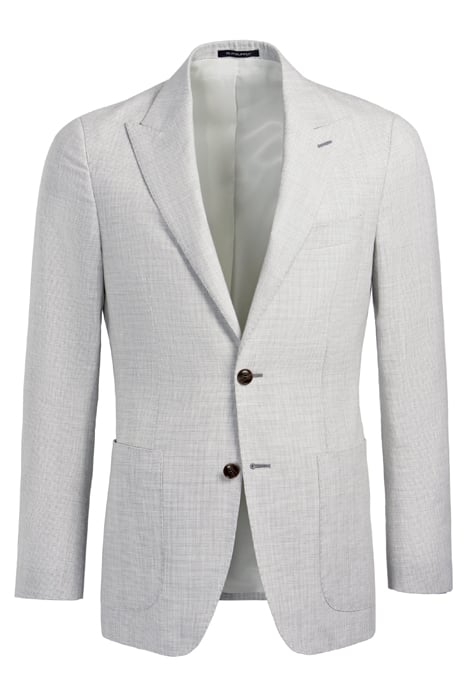 LIGHT GREY HOUNDSTOOTH HAVANA BLAZER 2