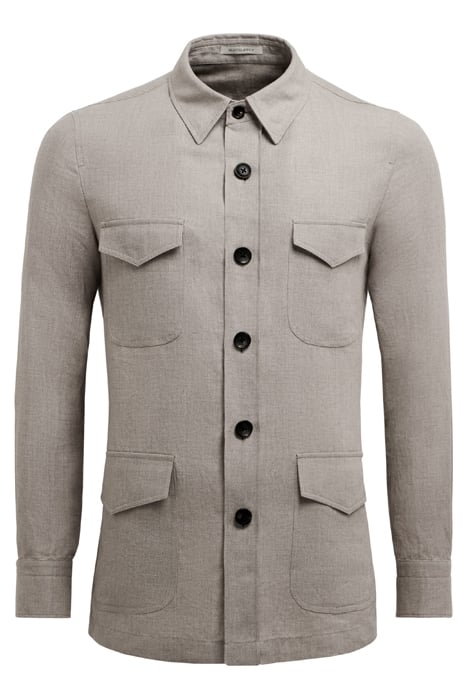 LIGHT BROWN WILLIAM SHIRT-JACKET 2