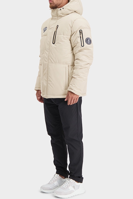 TEAM PUFFER JACKET SAND 4