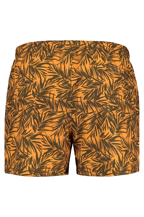 MEN SWIM SHORT BAMBOO 4-WAY STRETCH MARIGOLD ORANGE 6