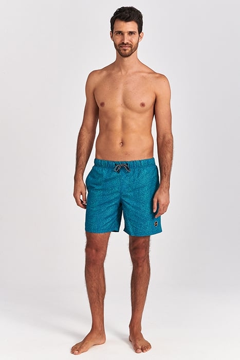 MEN SWIM SHORT MINIMAL MICRO PEACH DEEP LAGOON BLUE 3