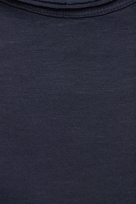 BASIC ROUND NECK TEE SLUB JERSEY DK. NAVY 6