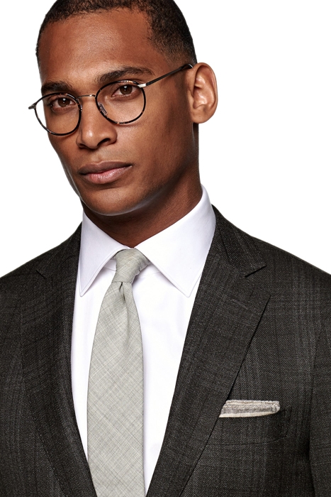 Mid Grey Checked Sienna Suit 8