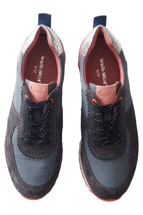 COLOUR BLOCK RETRO SNEAKER BLUE 3