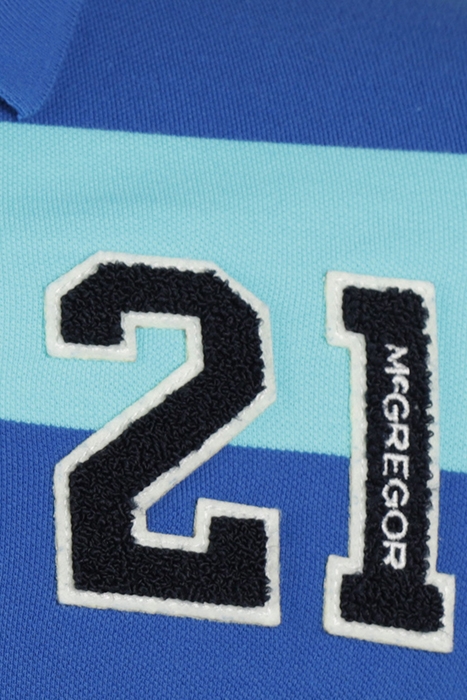 STRIPE HERITAGE 21 POLO RF KOBALT 3