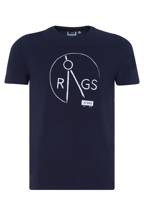 CHIEL T-SHIRT KM NAVY UNI 1