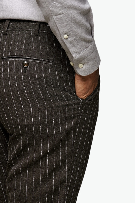 Dark Grey Striped Havana Suit 6