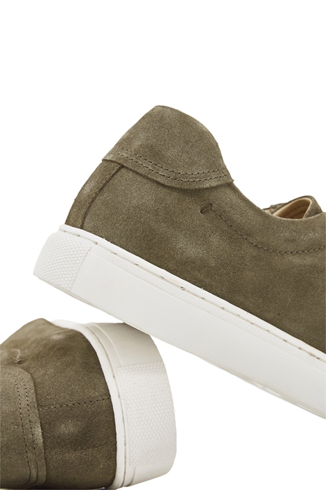 SUEDE TRAINER MID GREEN 4