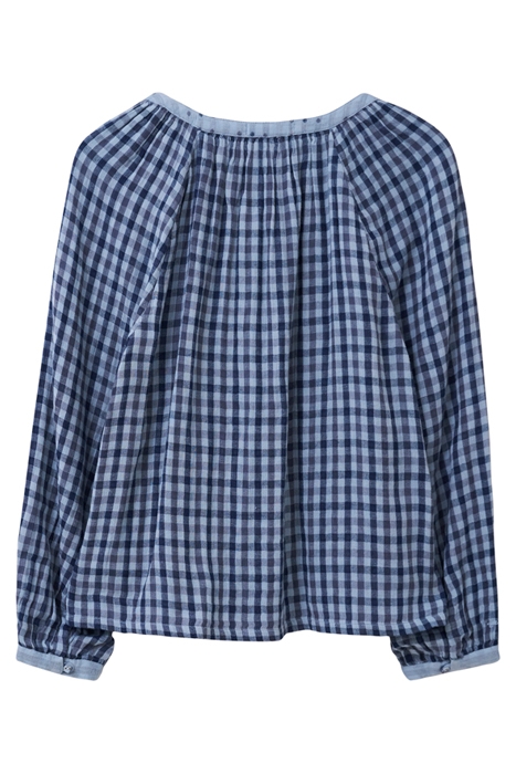 NIGHTSKY CHECK PJ TOP BLUE MULTI 3