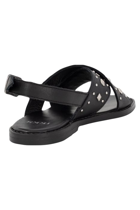 GIRLS’ BLACK STUDDED SANDALS 4