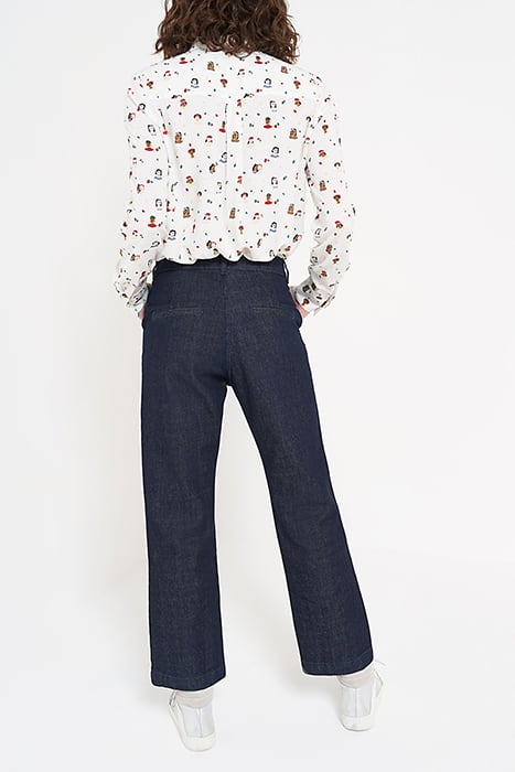 BLEACHED CROPPED SLIM JEANS WITH SLITS BRUT 3