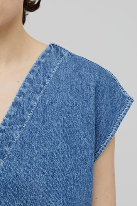 WOMEN DENIM PULLUNDER MID BLUE 5