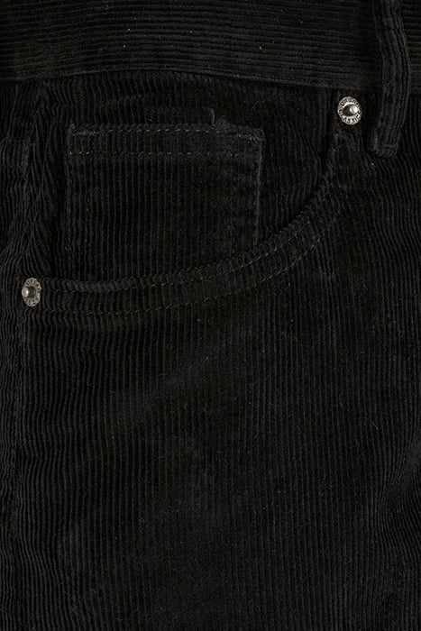 LADIES HIGH WAIST 90´S WIDE LEG CORDUROY PANTS BLACK 5