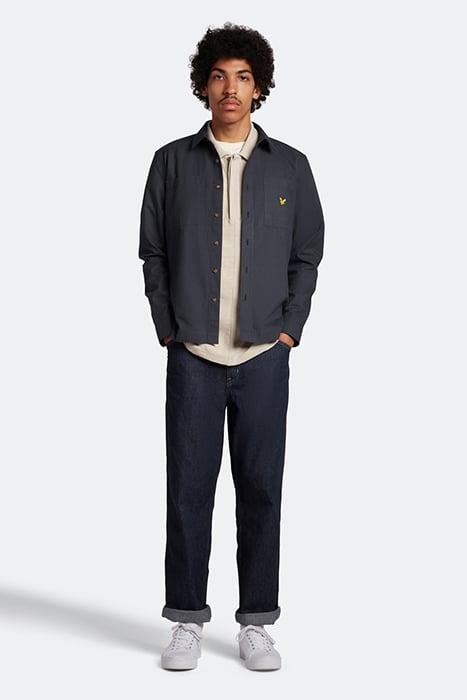 MELTON SHIRT Z271 DARK NAVY 3