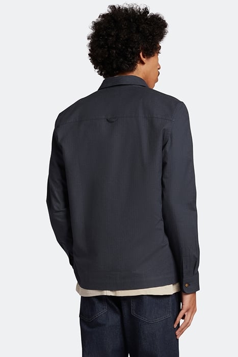 MELTON SHIRT Z271 DARK NAVY 2