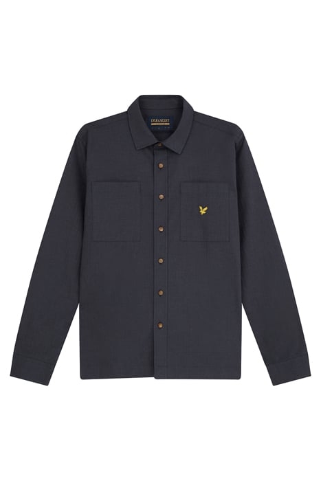 MELTON SHIRT Z271 DARK NAVY 5