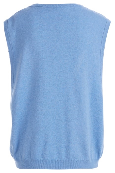 BASIC V-NECK SLIP-OVER BLUE 5