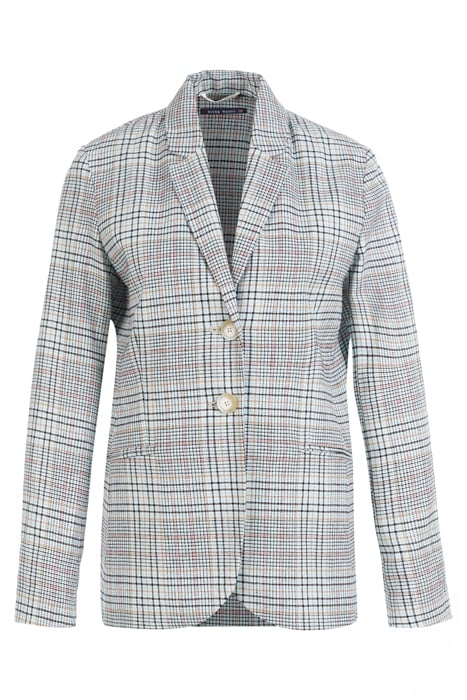 COMFORT FIT BLAZER SLIT SLEEVE BLUE 1