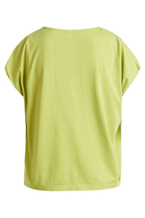 GREEN V-NECK TEE 2