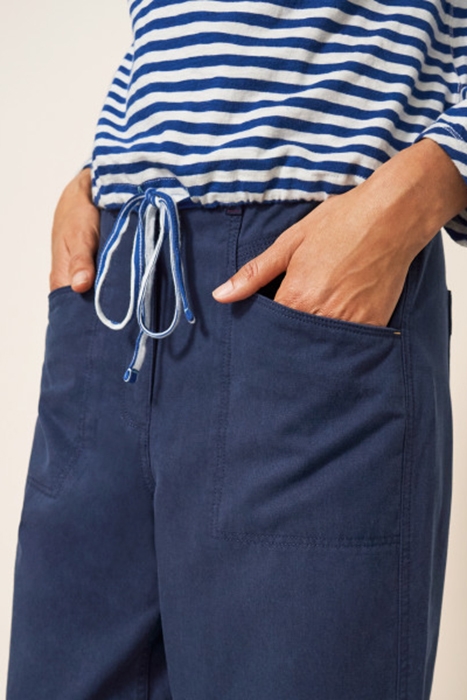 HARPER WIDE LEG TROUSER DARK NAVY 3