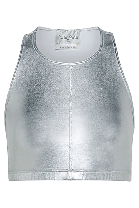 LAMINATED STRETCH TOP SILVER 1