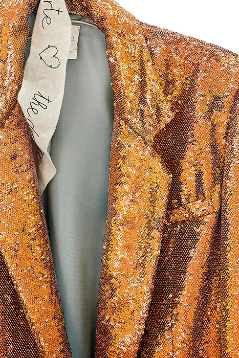 SEQUIN CHIC JACKET BRONZO 2