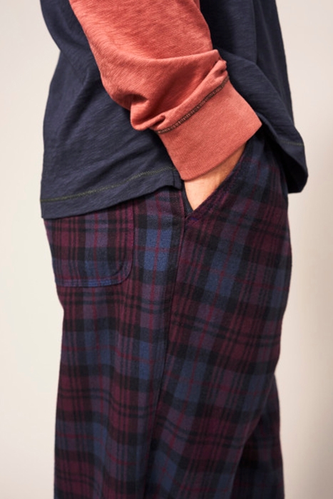 LEYLAND PJ TROUSER MID PLUM 4