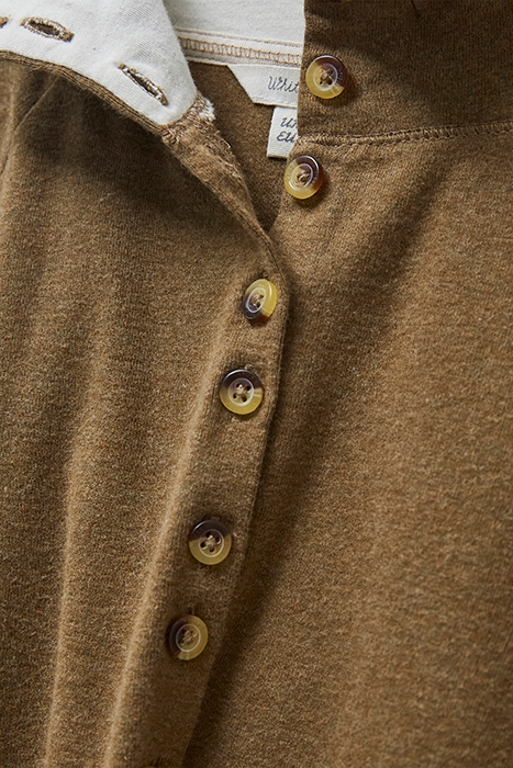 BILLY BUTTON THROUGH ROLL NECK KHAKI GREEN 5