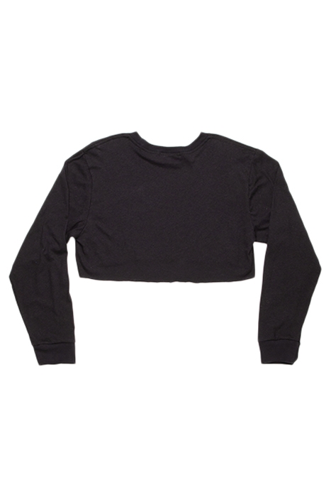 CROPPED LONG SLEEVE SUNSET STONE BLACK 2