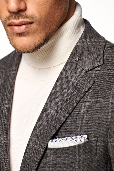 MID GREY CHECKED HAVANA BLAZER 3