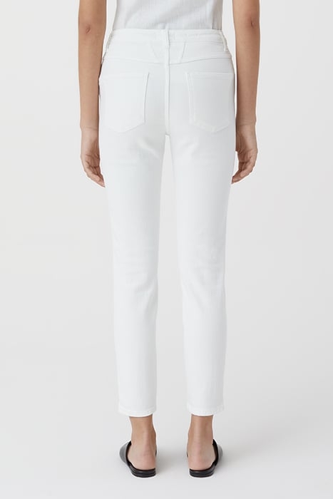 WOMEN SKINNY PUSHER JEANS WHITE 3