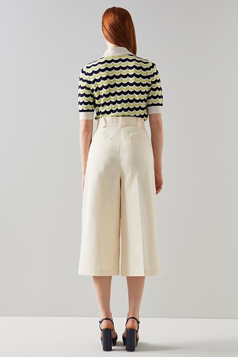 LENA WIDE-LEG & FLARED JEANS CREAM 2