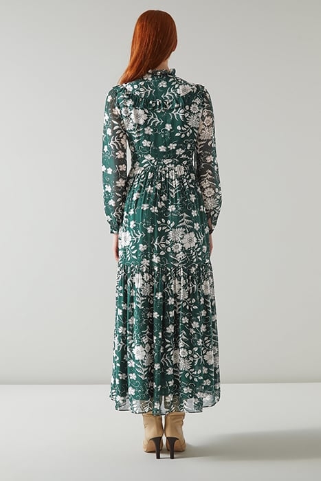 PATTI SHIRT DRESS DARK GREEN 2