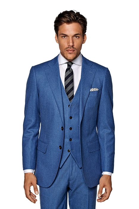 LIGHT BLUE THREE-PIECE LAZIO SUIT 3