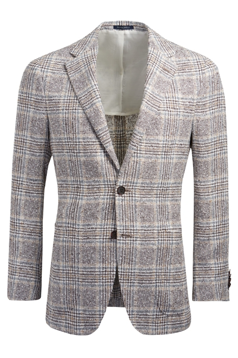 BROWN CHECKED HAVANA BLAZER 1