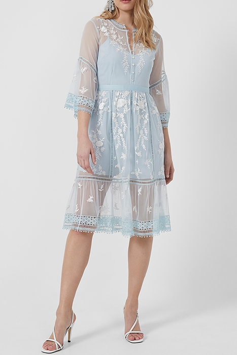 PF ARABELLE EMBROIDERED DRESS SUMMER SKY 1