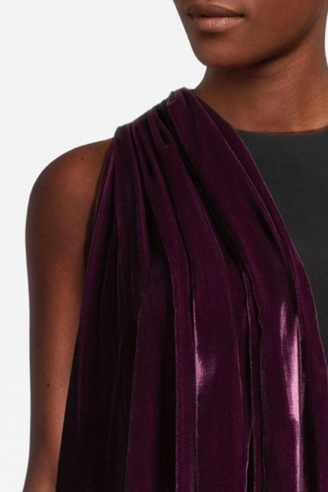 WOMEN‘S LOOSE-FIT OVERALL WITH FRONT DRAPING DETAIL BLACK 5