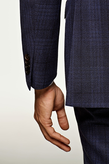 MID BLUE CHECKED SIENNA SUIT 6