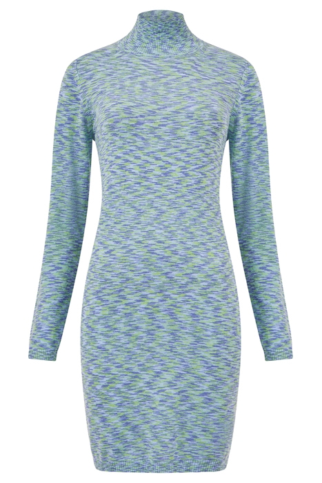 JANNA SPACE DYE MINI DRESS GREEN FLASH 5