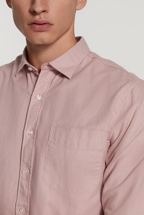 MEN TWILL SHIRT TYLER DUSTY SALMON PINK 6
