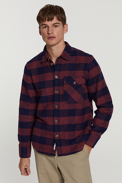 MEN OVERSHIRT BRAD MAROON RED 2