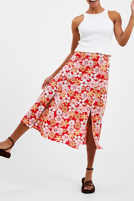 SPLIT PRINT FLORAL BLUSH 4