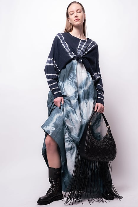 MONCALIERI ABITO MUSSOLA GREEN/WHITE 3