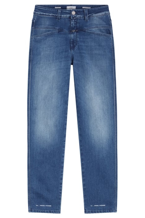 PEDAL PUSHER JEANS MID BLUE 6