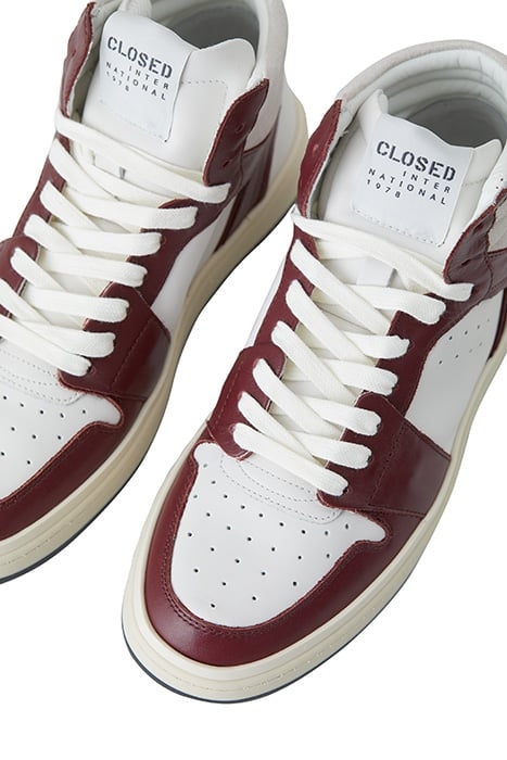 SNEAKER HIGH BURGUNDY 6