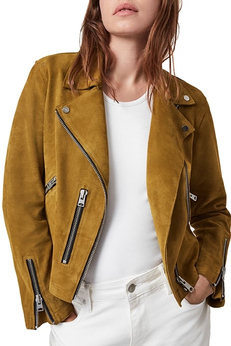 UNLINED FERN BIKER KHAKI YELLOW 4