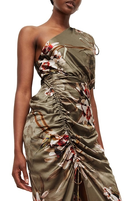 LAURA DORADA DRESS KHAKI GREEN 4