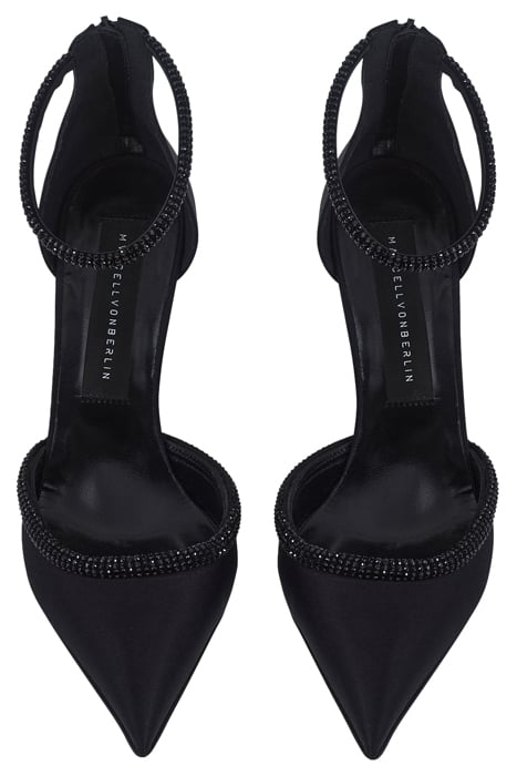 EMBELLISHED ANKLE-STRAP PUMPS BLACK 3