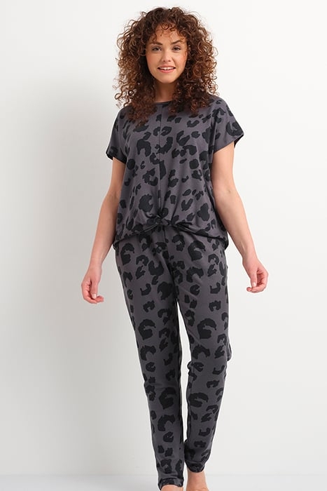 NW TOP TSHIRT SS TIARA FADED GREY / BLACK 3